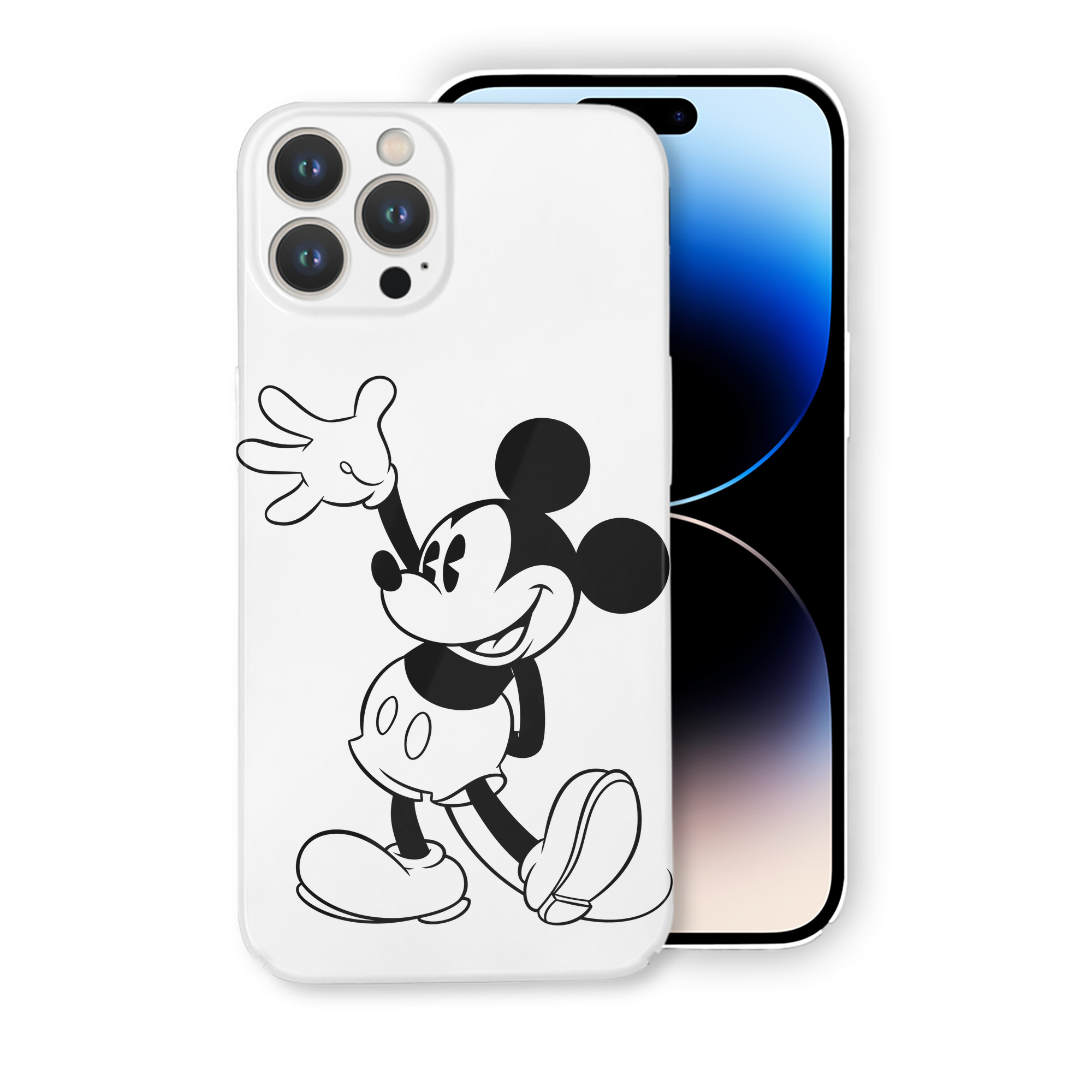（画像用） ミッキーマウス Mickey Mouse 【iPhone 14シリーズ対応】ハードケース